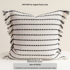 Black Line On White Background / Pillowcase