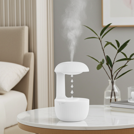 Anti-gravity Air Humidifier Mute Countercurrent Humidifier Levitating Water Drops Cool Mist Maker Fogger Relieve Fatigue