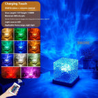 3W / 16 color square wooden base / 1PC